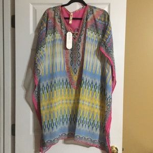New with tags 2X tunic, or use it as a coverup!